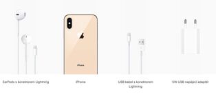 Obsah balení - iPhone Xs