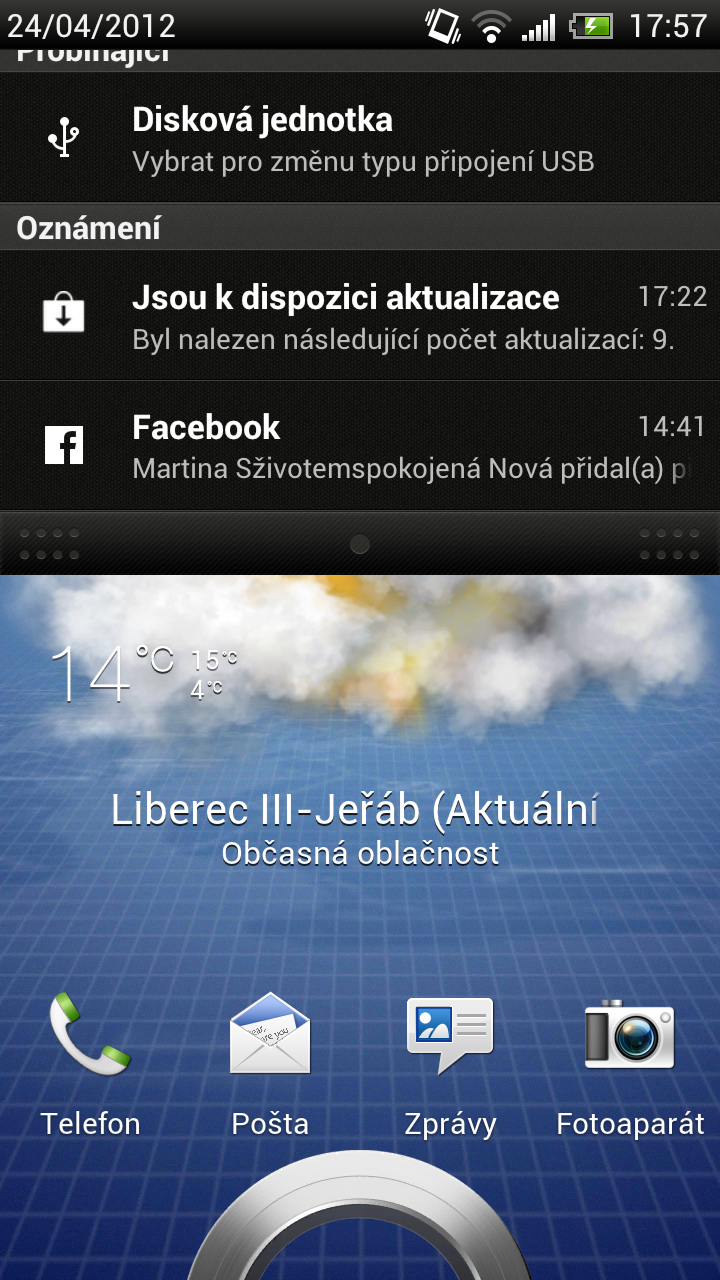 Odemykací obrazovka