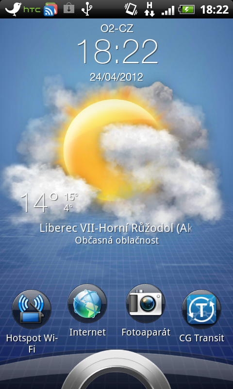 Odemykací obrazovka