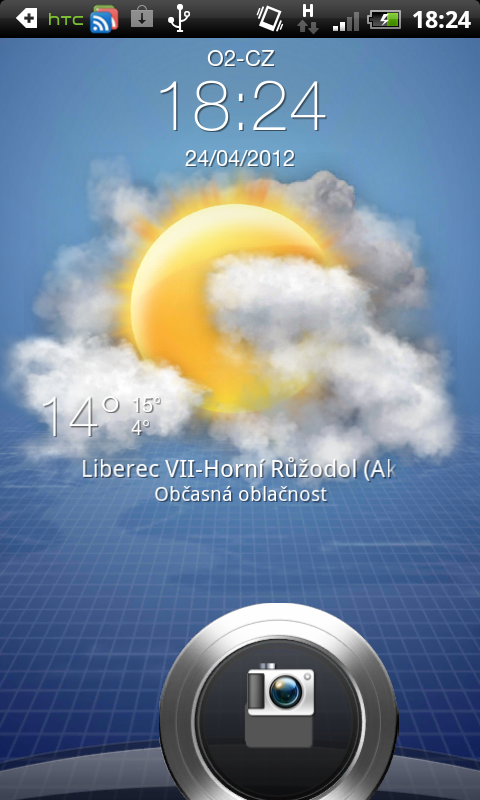 Odemykací obrazovka