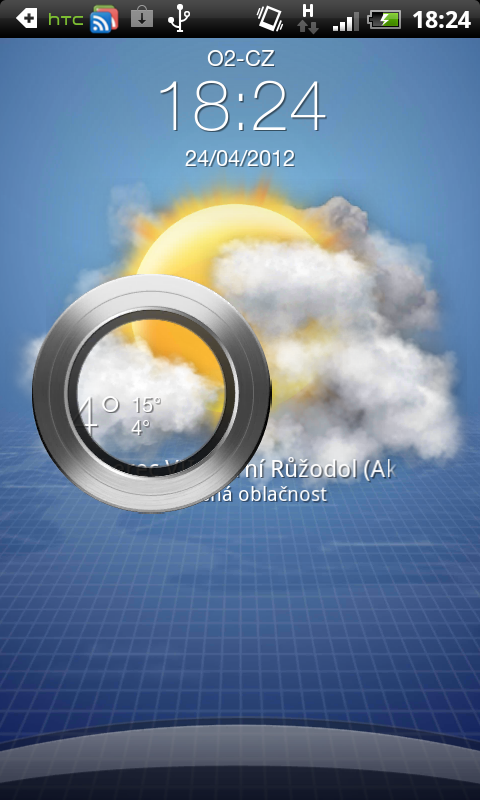 Odemykací obrazovka