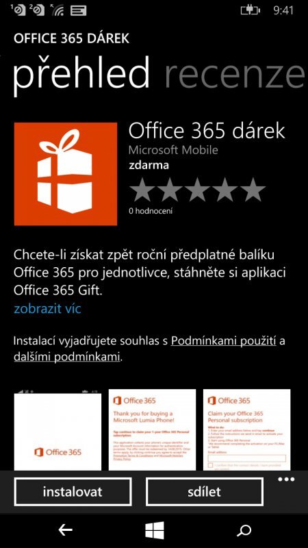 Office 365 Dárek