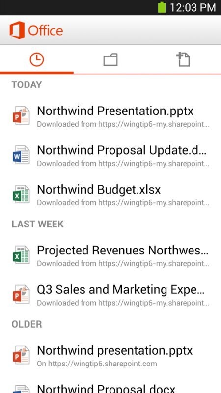 Office Mobile for Office 365