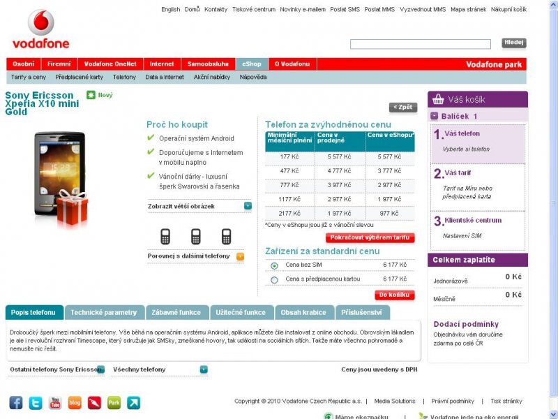 Oficiální e-shop Vodafone ČR