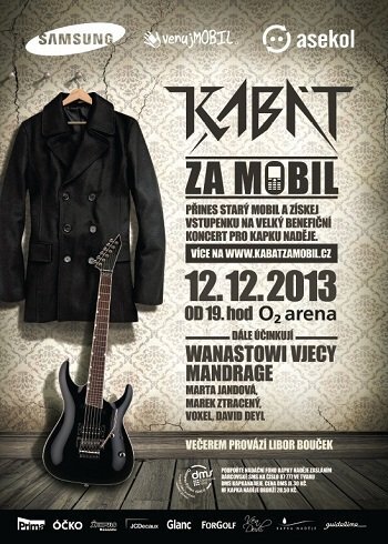 Oficiální plakát akce Kabát za mobil