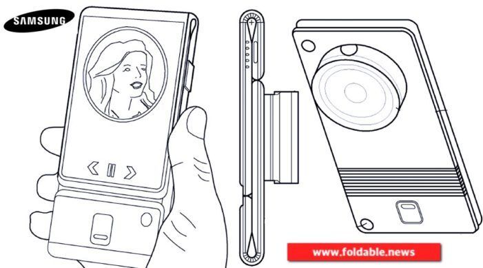 Ohebný Samsung patent