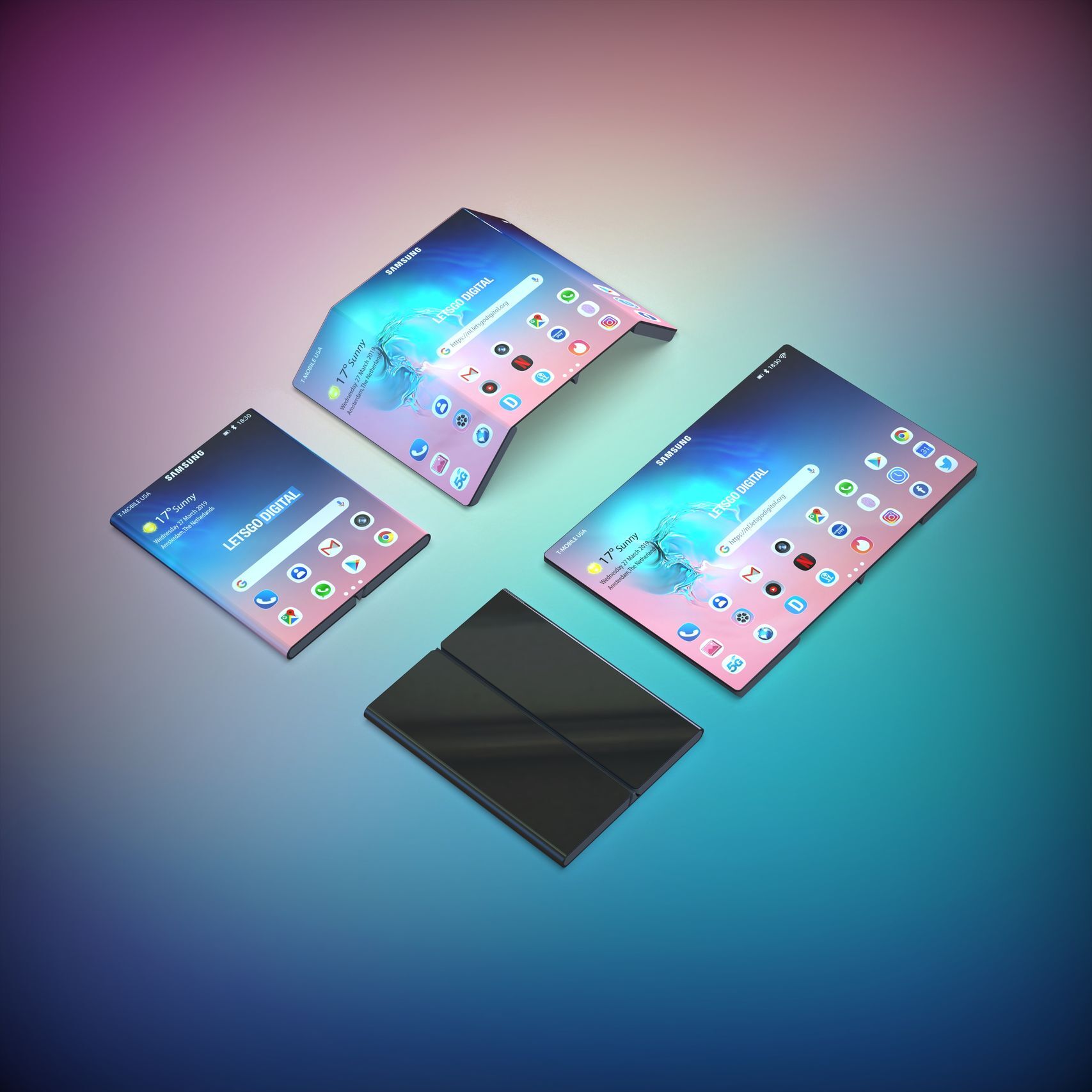 Ohebný smartphone Samsung