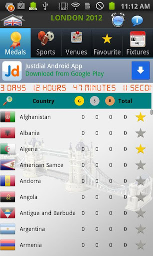 Olympijské hry 2012: mobilní aplikace