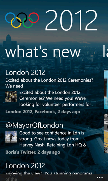 Olympijské hry 2012: mobilní aplikace