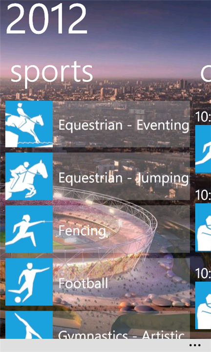 Olympijské hry 2012: mobilní aplikace