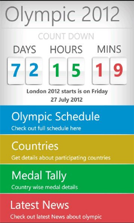 Olympijské hry 2012: mobilní aplikace