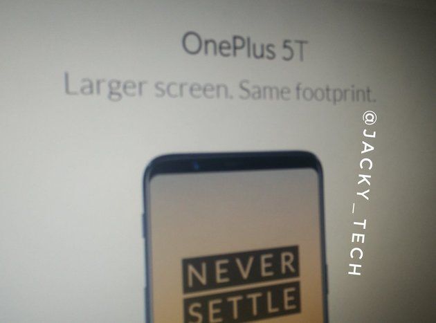 OnePlus 5T - úniky