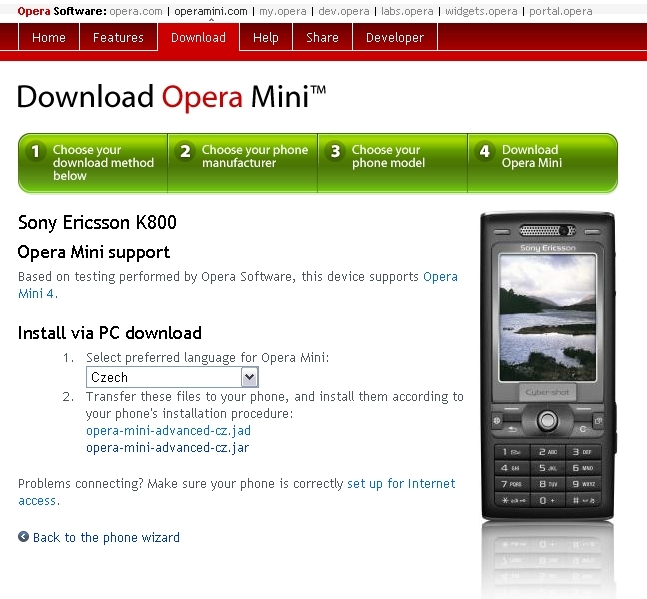 Opera Mini 4: finální verze internetového prohlížeče