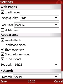 Opera Mini v nové verzi 4.1 beta