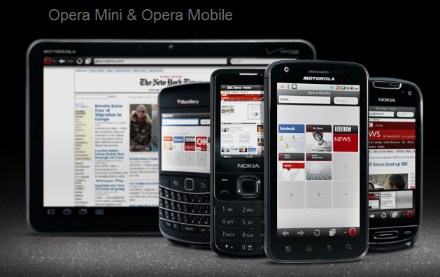 Opera Mobile 6 a Opera mini 11