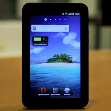 Opera on Samsung Galaxy Tab