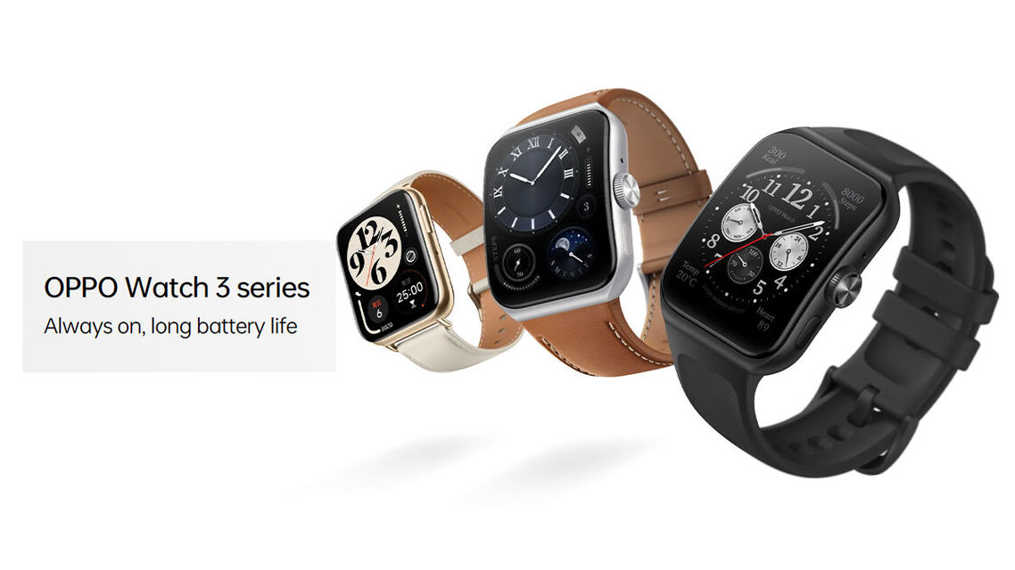 Oppo Watch 3 a Watch 3 Pro