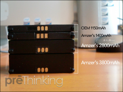 Palm Pre: nové baterie s extrémní kapacitou