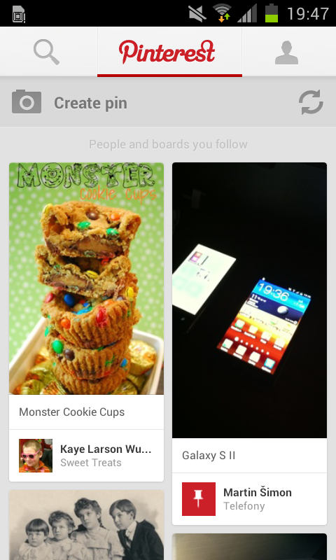 Pinterest pro Android