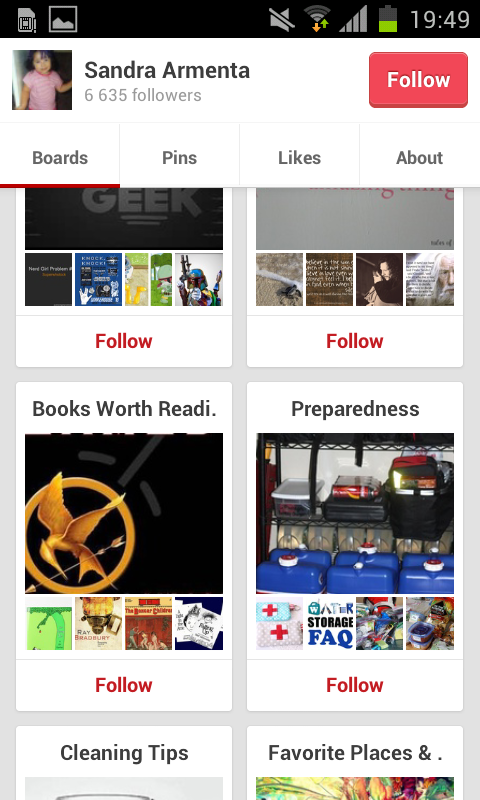 Pinterest pro Android