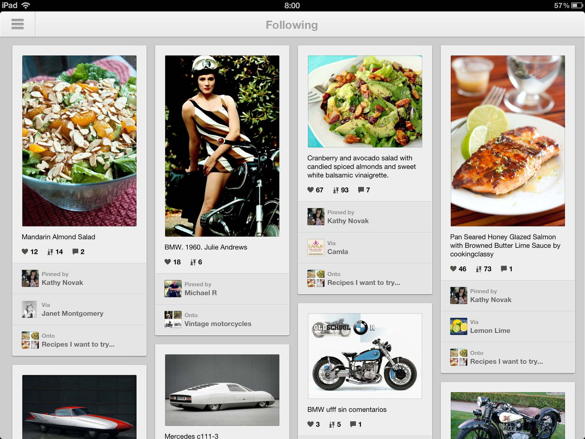Pinterest pro iPad