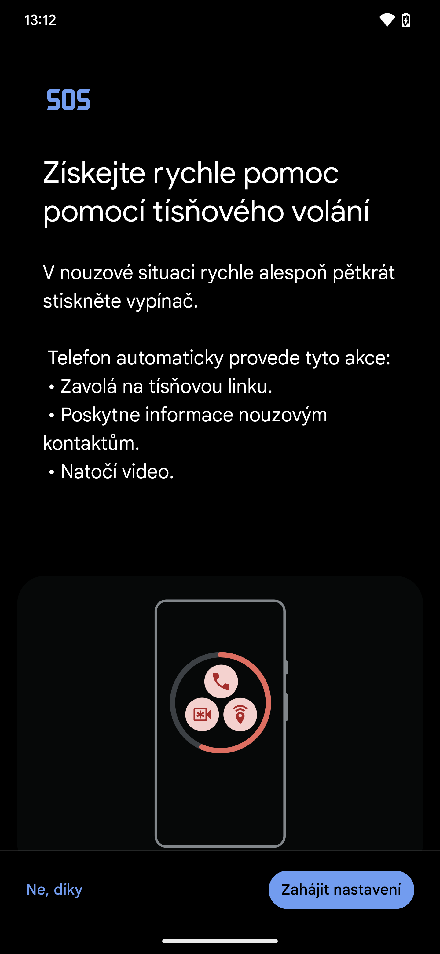 Pixel bezpečnostní funkce