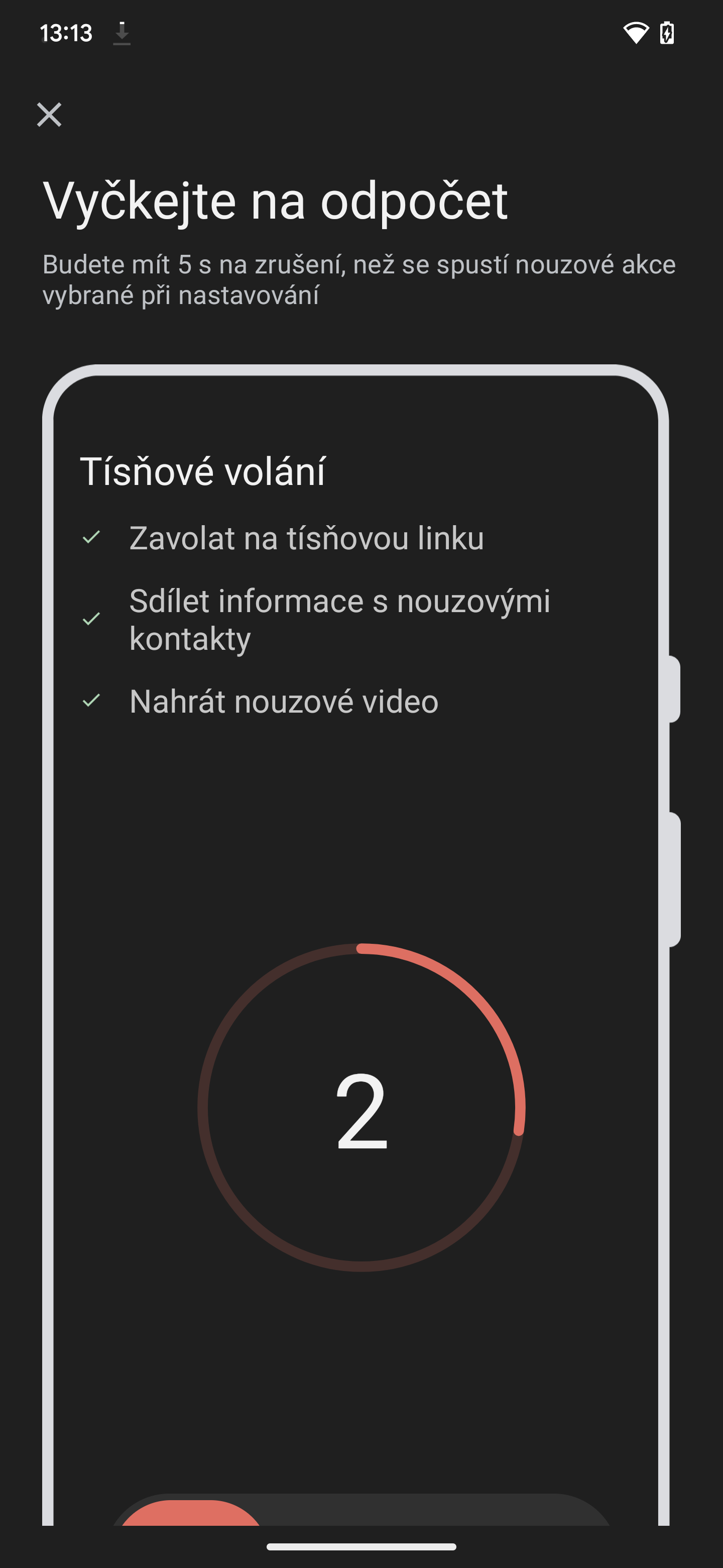 Pixel bezpečnostní funkce