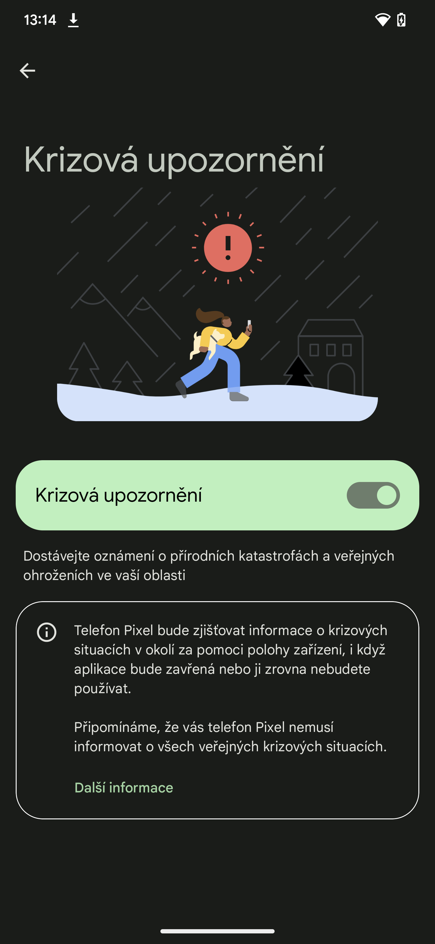 Pixel bezpečnostní funkce