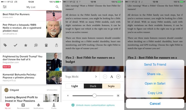 Pocket – aplikace týdne 2
