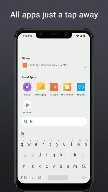 Pocophone F1 launcher