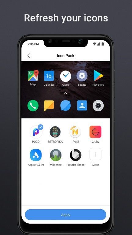 Pocophone F1 launcher