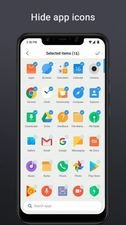 Pocophone F1 launcher