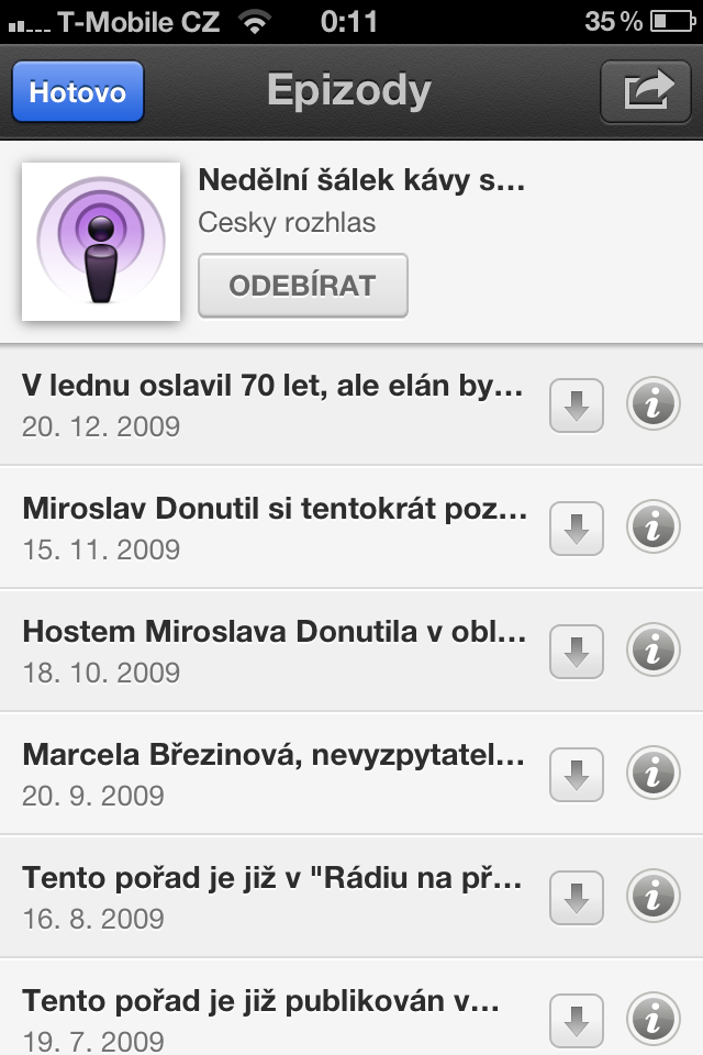 Podcasty