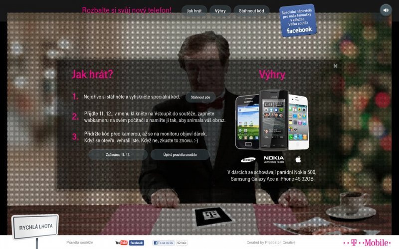 podoba webu rychlalhota.cz/soutez