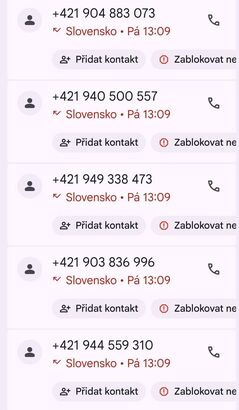 Podvodná telefonní čísla