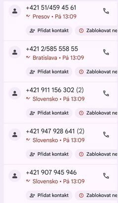 Podvodná telefonní čísla