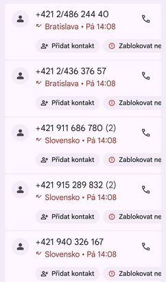 Podvodná telefonní čísla