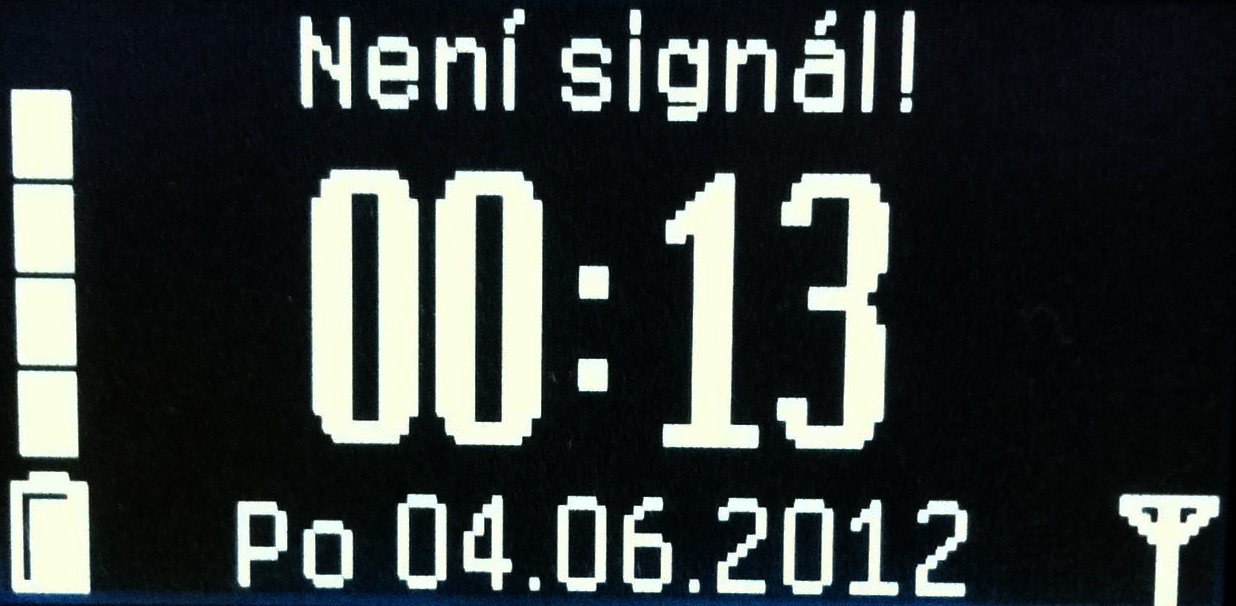 Pohotovostní obrazovka