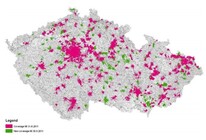 Pokrytí sítí 3G u T-Mobilu