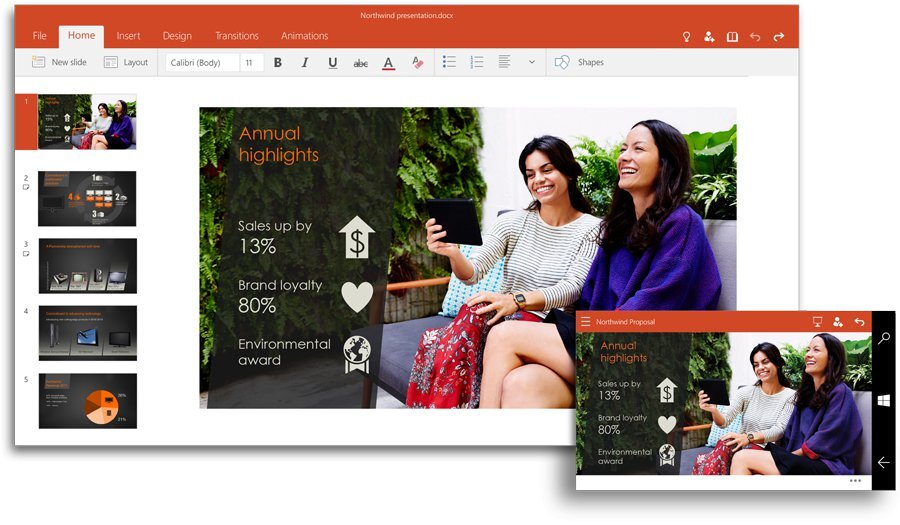 PowerPoint pro Windows 10