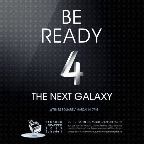 Pozvánka Samsung Galaxy S4
