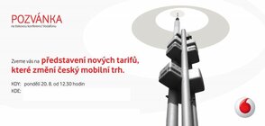 Pozvánka Vodafone