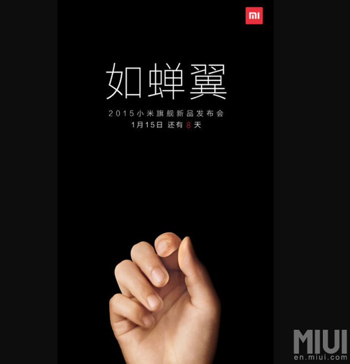 Pozvánka Xiaomi 15.1.2015