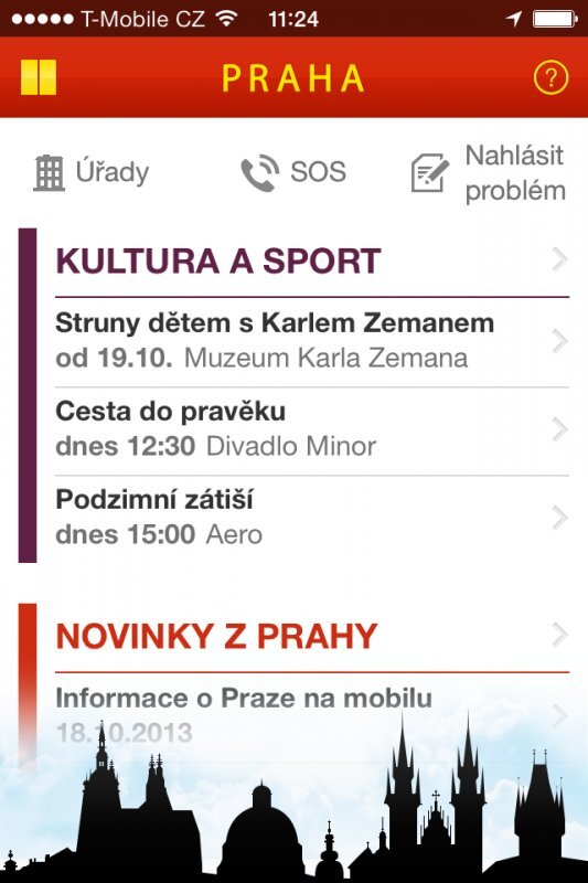 Praha - oficiální aplikace