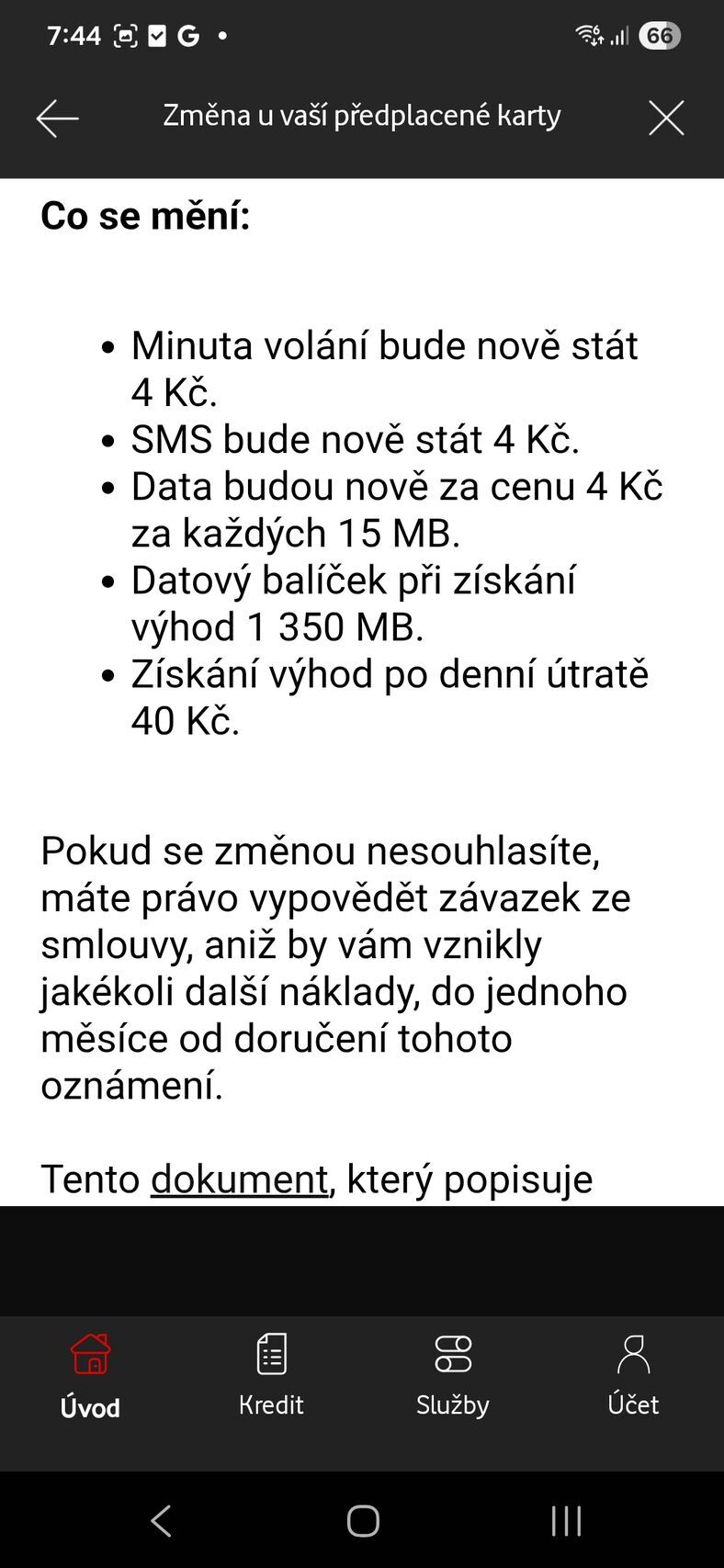 Předplacená karta 30