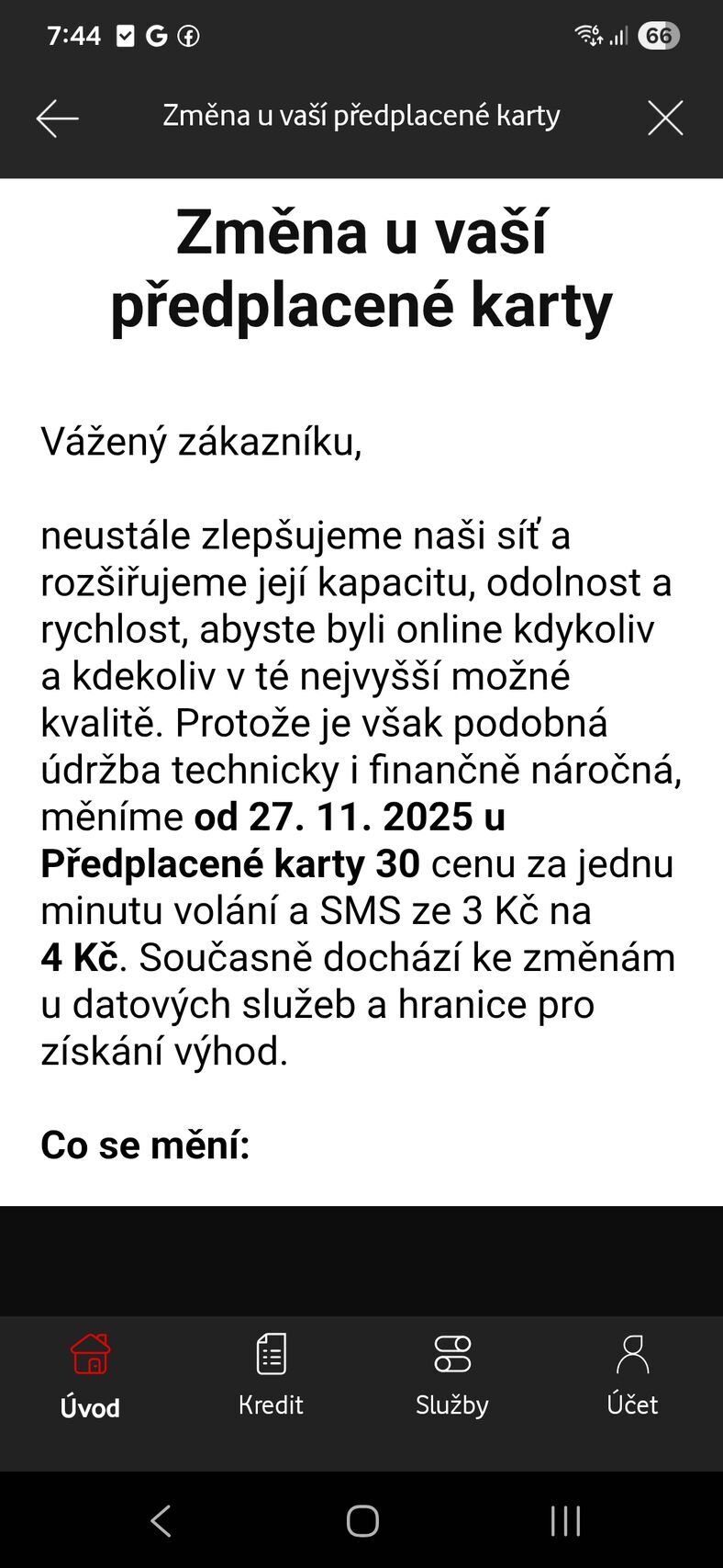 Předplacená karta 30