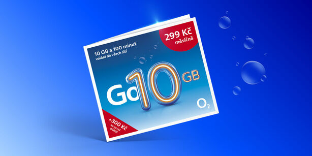 Předplacená karta Go 10 GB