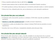 přenos čísla FAYN