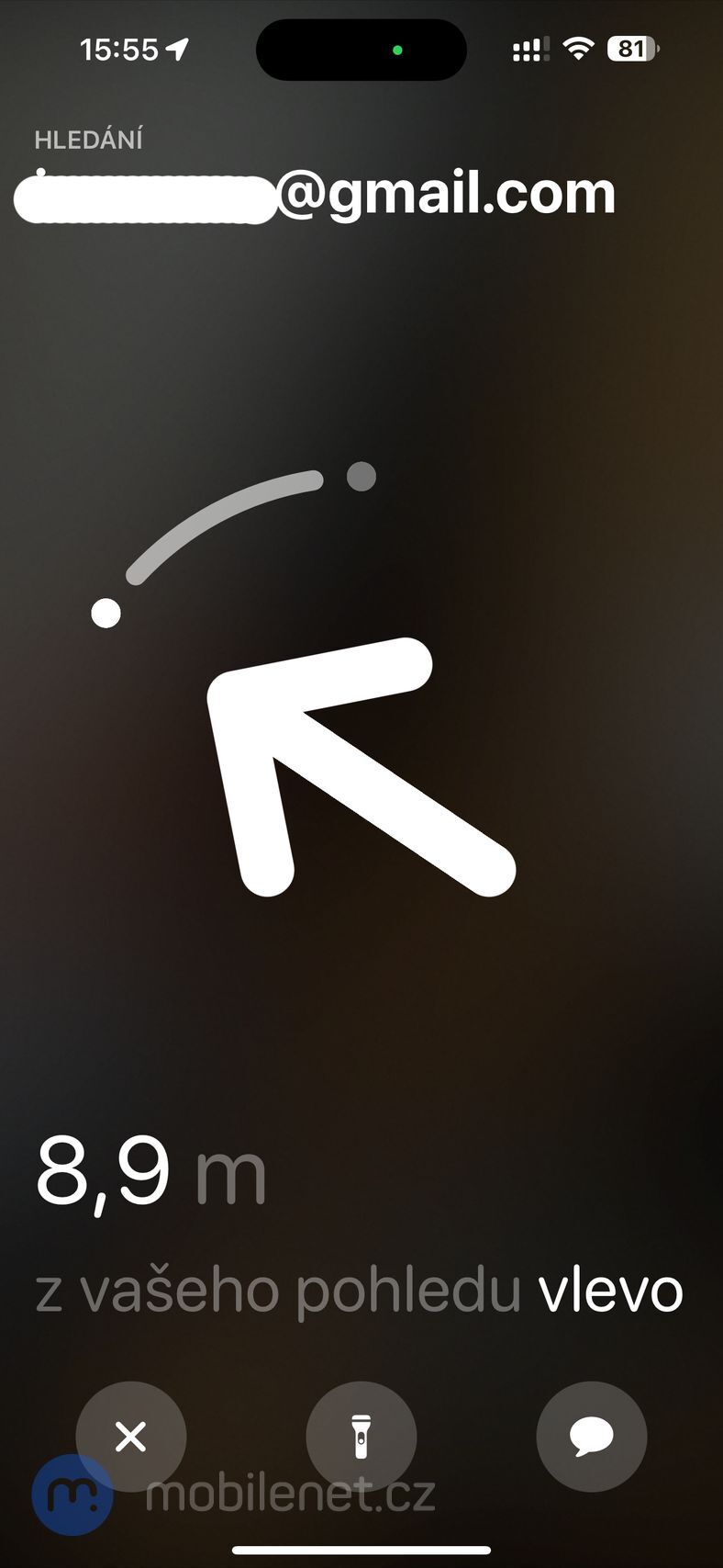 Přesné hledání UWB 2. gen