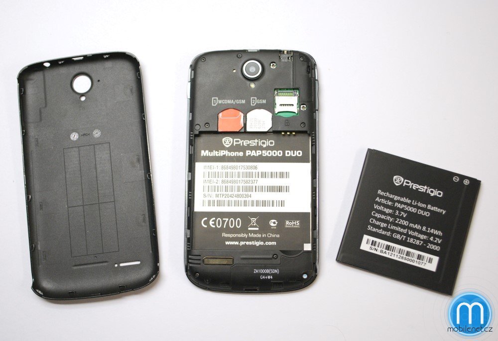 Prestigio MultiPhone 5000 DUO